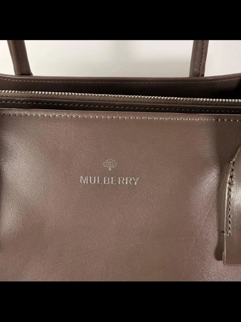 Mulberry Men's Leather Tote Bag in Brown